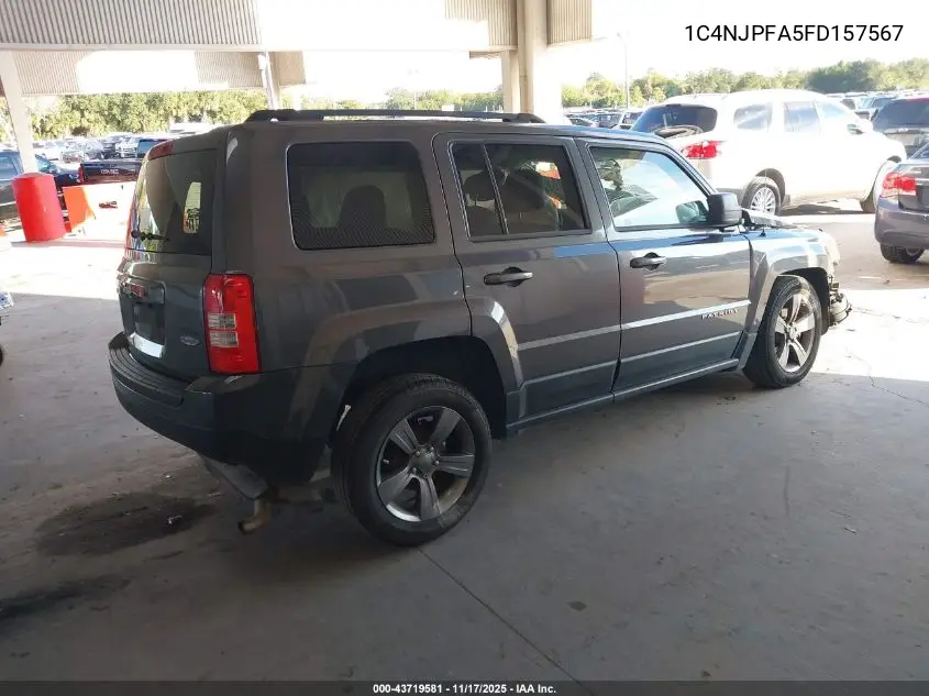 1C4NJPFA5FD157567 2015 Jeep Patriot High Altitude Edition