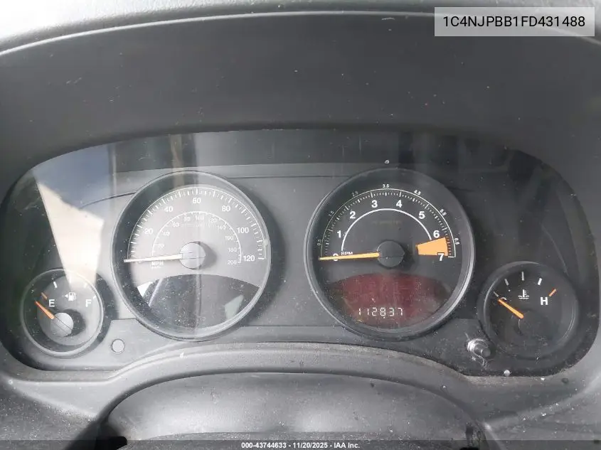 1C4NJPBB1FD431488 2015 Jeep Patriot Sport