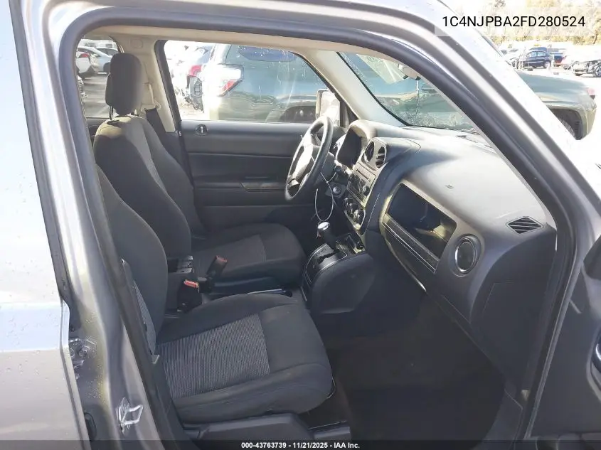 1C4NJPBA2FD280524 2015 Jeep Patriot Sport