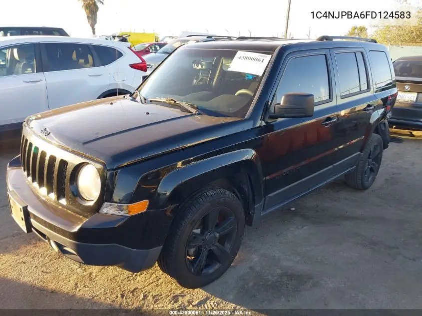 1C4NJPBA6FD124583 2015 Jeep Patriot Altitude Edition