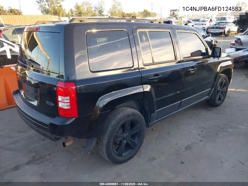 1C4NJPBA6FD124583 2015 Jeep Patriot Altitude Edition