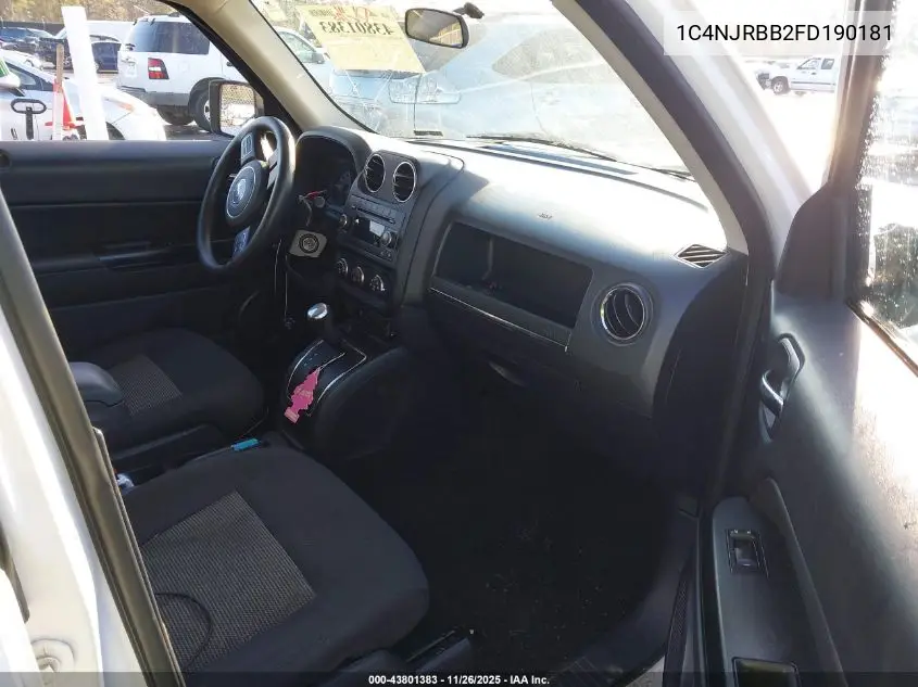 1C4NJRBB2FD190181 2015 Jeep Patriot Sport