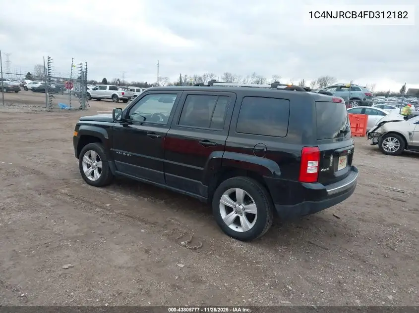 1C4NJRCB4FD312182 2015 Jeep Patriot Limited