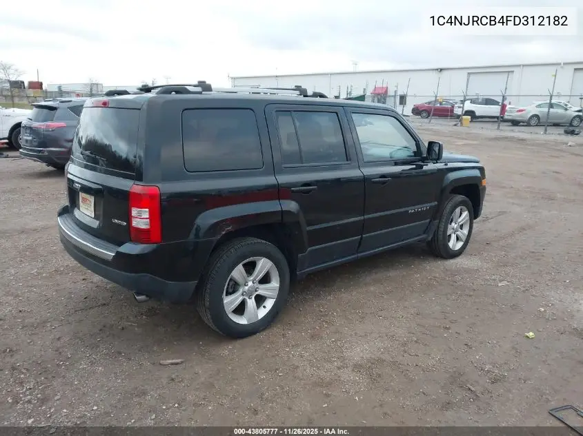 1C4NJRCB4FD312182 2015 Jeep Patriot Limited