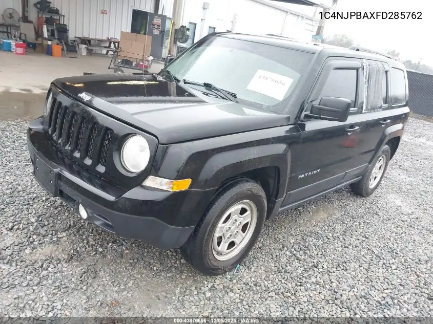 1C4NJPBAXFD285762 2015 Jeep Patriot Sport