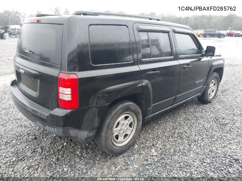 1C4NJPBAXFD285762 2015 Jeep Patriot Sport