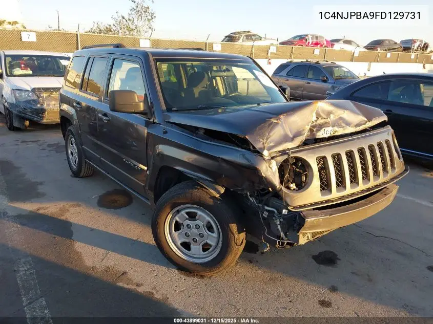 1C4NJPBA9FD129731 2015 Jeep Patriot Sport