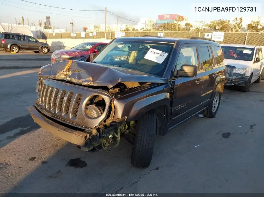 1C4NJPBA9FD129731 2015 Jeep Patriot Sport