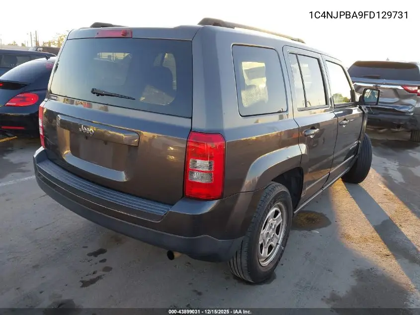 1C4NJPBA9FD129731 2015 Jeep Patriot Sport