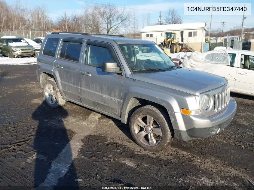 1C4NJRFB5FD347440 2015 Jeep Patriot Latitude