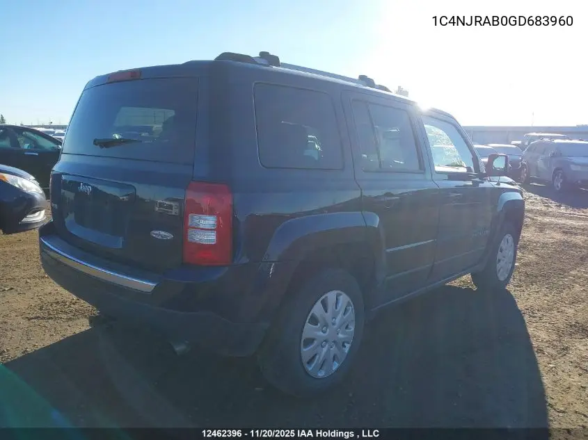 1C4NJRAB0GD683960 2016 Jeep Patriot