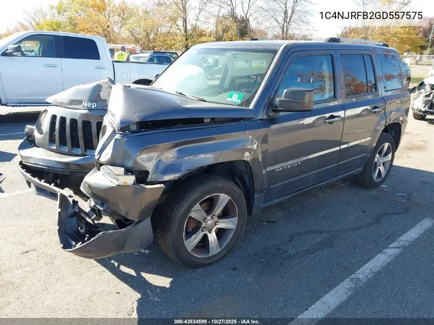 1C4NJRFB2GD557575 2016 Jeep Patriot High Altitude Edition