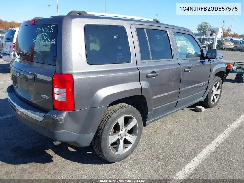 1C4NJRFB2GD557575 2016 Jeep Patriot High Altitude Edition