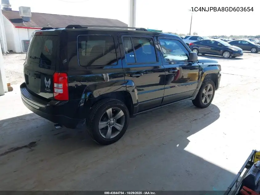 1C4NJPBA8GD603654 2016 Jeep Patriot Sport Se