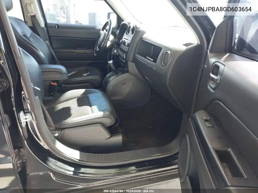 1C4NJPBA8GD603654 2016 Jeep Patriot Sport Se