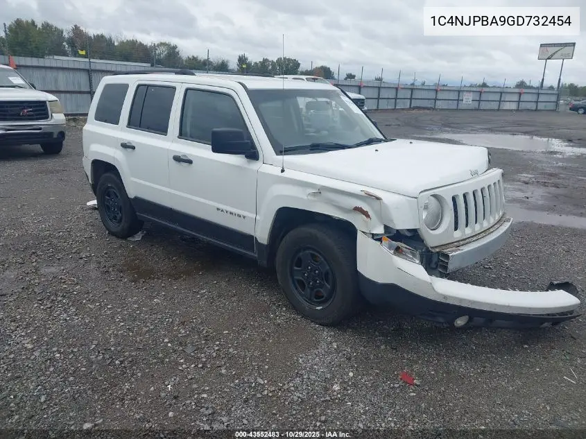1C4NJPBA9GD732454 2016 Jeep Patriot Sport