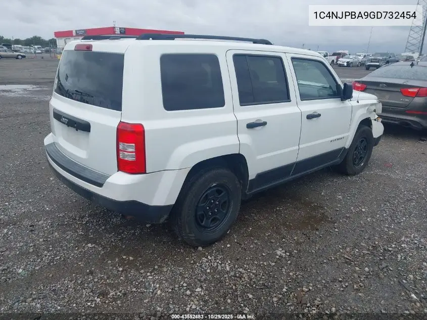 1C4NJPBA9GD732454 2016 Jeep Patriot Sport