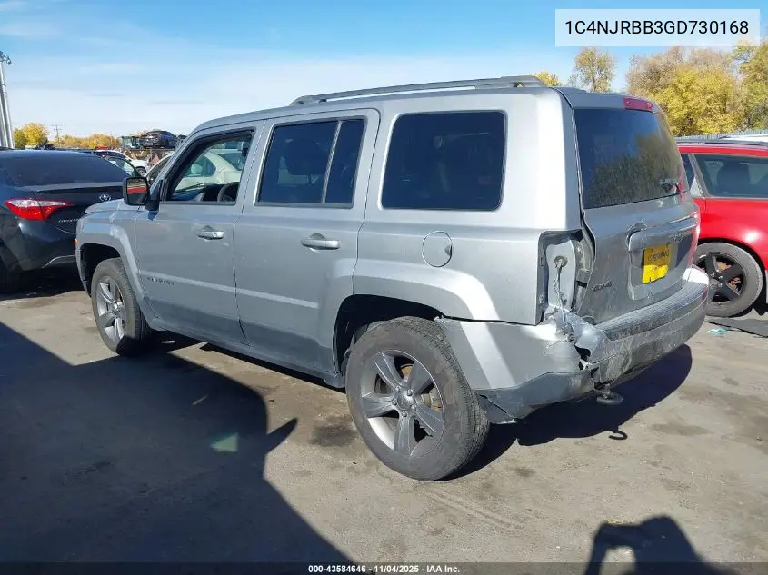 1C4NJRBB3GD730168 2016 Jeep Patriot Sport Se