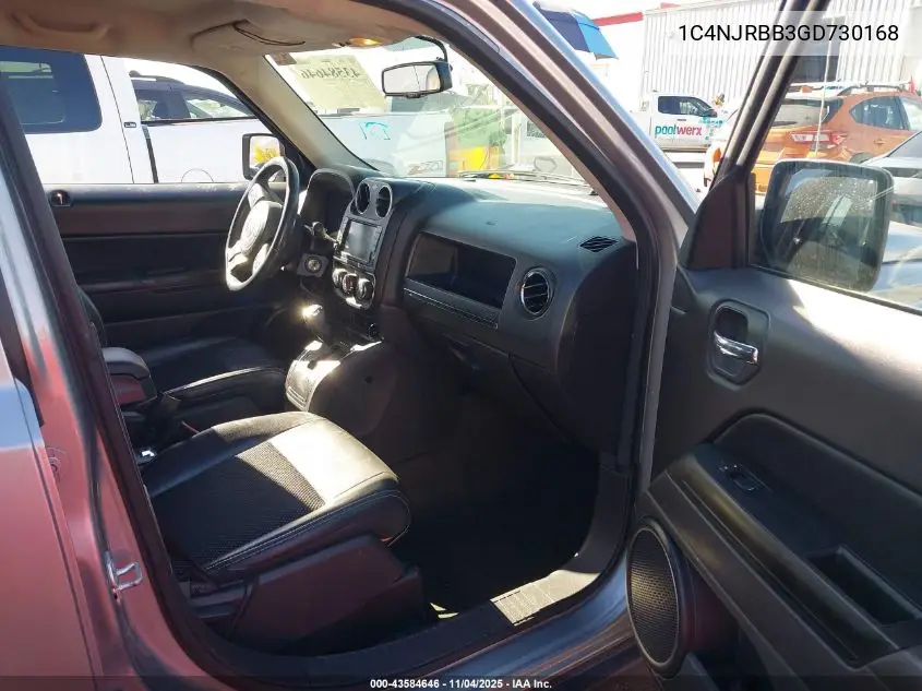 1C4NJRBB3GD730168 2016 Jeep Patriot Sport Se
