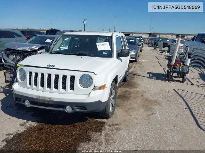 1C4NJPFA5GD548669 2016 Jeep Patriot High Altitude Edition
