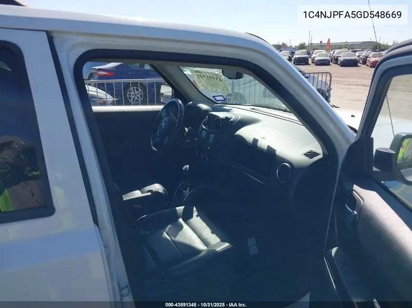 1C4NJPFA5GD548669 2016 Jeep Patriot High Altitude Edition