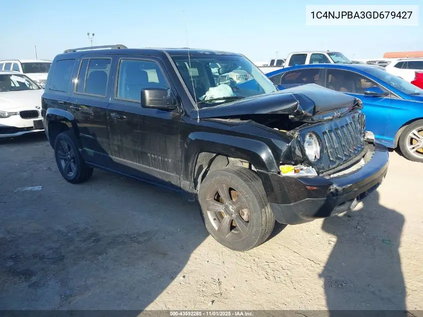 1C4NJPBA3GD679427 2016 Jeep Patriot Sport Se