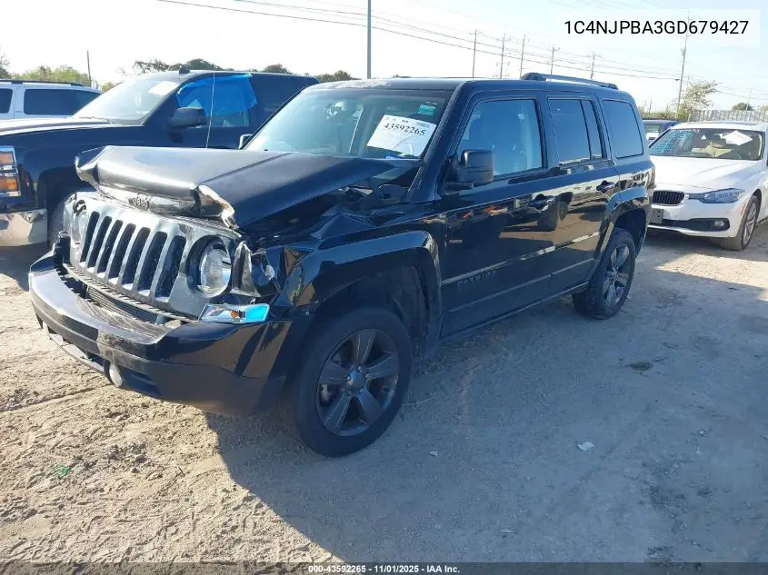 1C4NJPBA3GD679427 2016 Jeep Patriot Sport Se