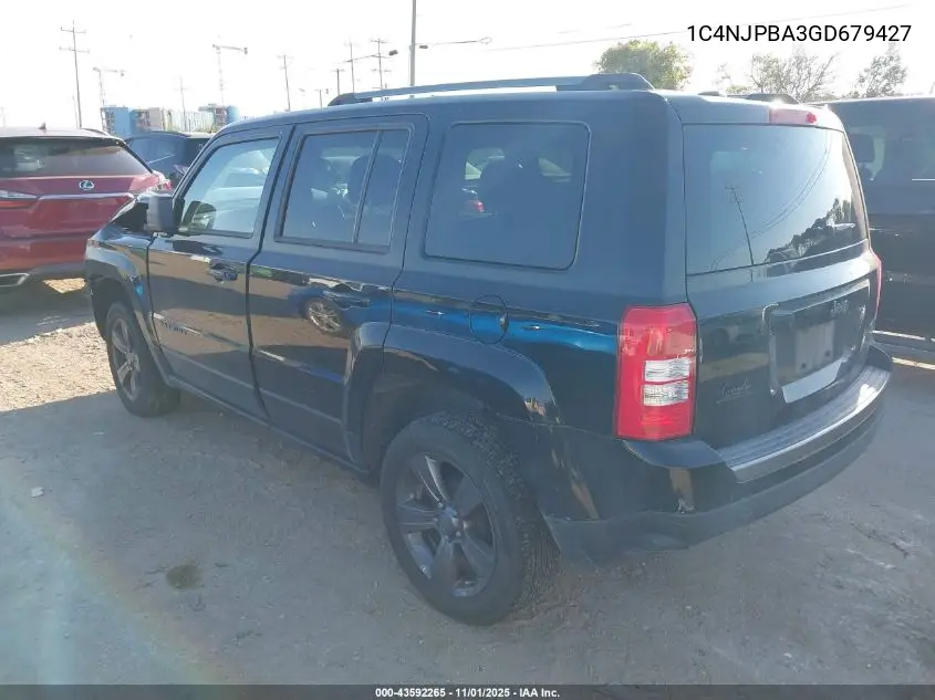 1C4NJPBA3GD679427 2016 Jeep Patriot Sport Se