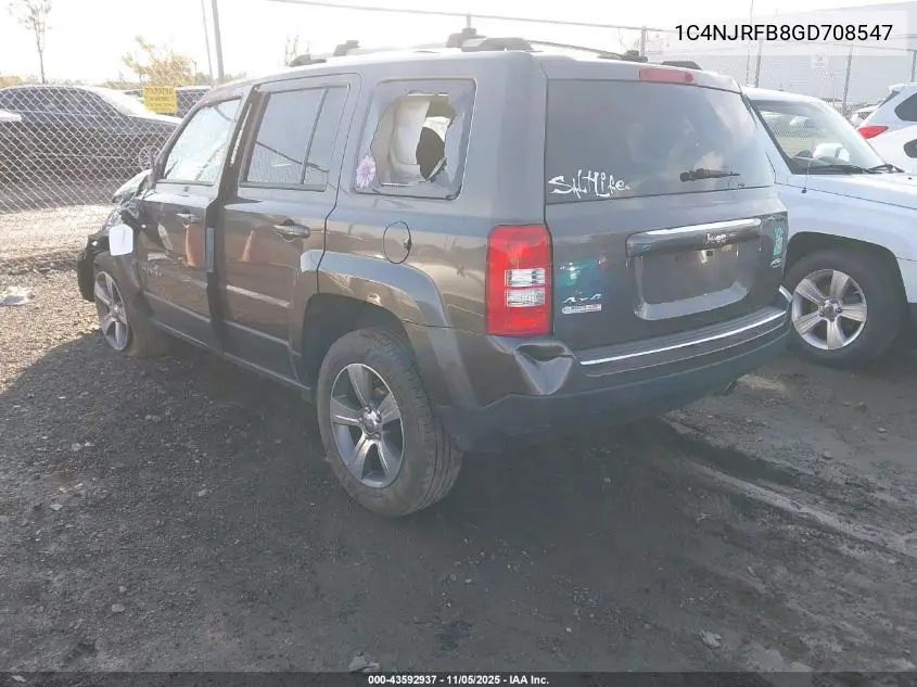 1C4NJRFB8GD708547 2016 Jeep Patriot High Altitude Edition
