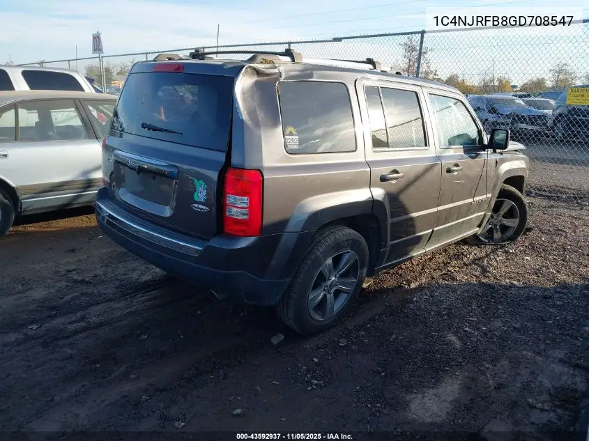 1C4NJRFB8GD708547 2016 Jeep Patriot High Altitude Edition