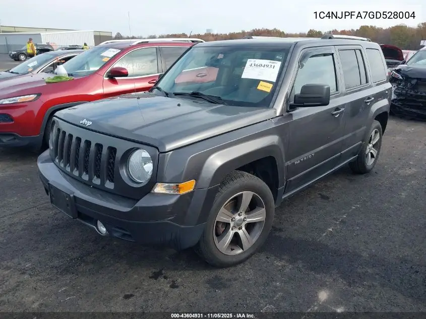 1C4NJPFA7GD528004 2016 Jeep Patriot High Altitude Edition