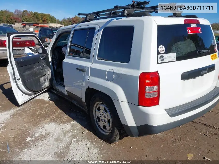 1C4NJPBA8GD711711 2016 Jeep Patriot Sport
