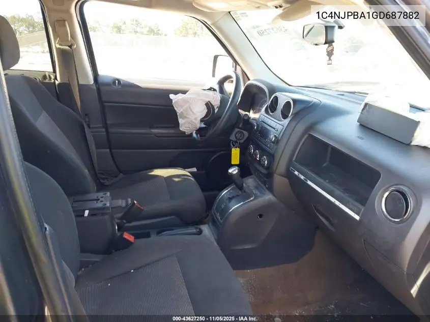 1C4NJPBA1GD687882 2016 Jeep Patriot Sport