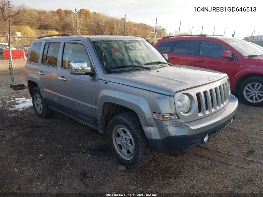 1C4NJRBB1GD646513 2016 Jeep Patriot Sport