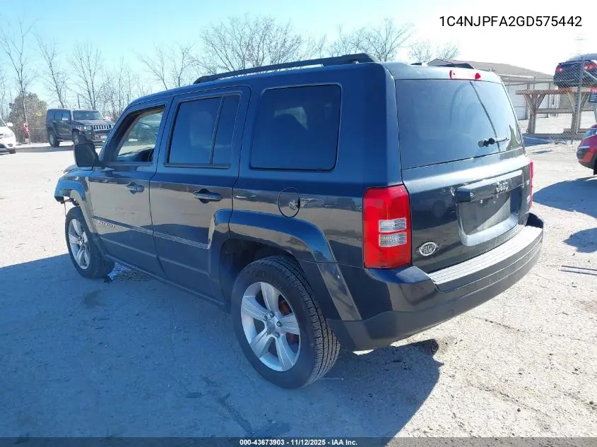 1C4NJPFA2GD575442 2016 Jeep Patriot Latitude
