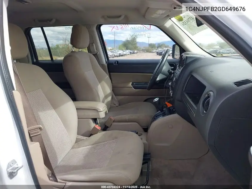 1C4NJPFB2GD649676 2016 Jeep Patriot Latitude