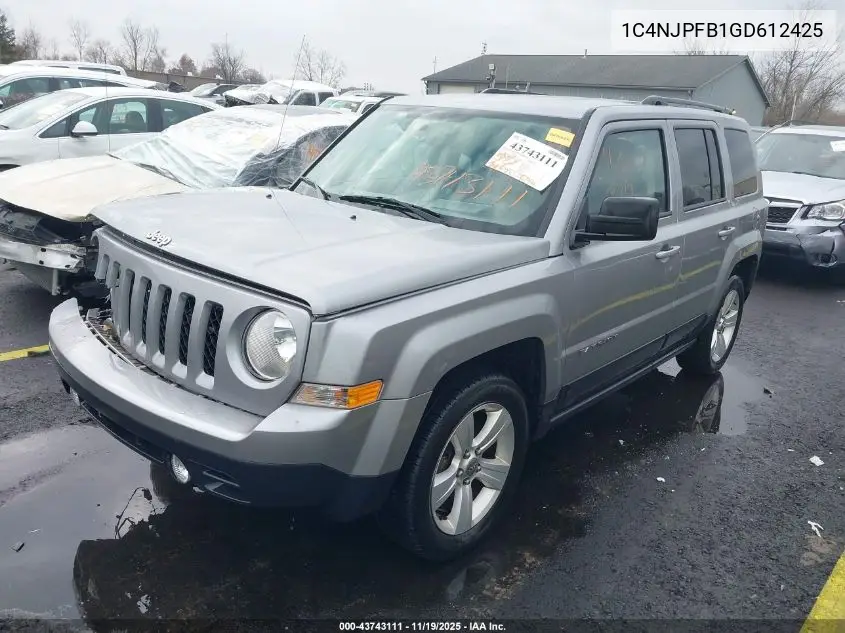 1C4NJPFB1GD612425 2016 Jeep Patriot Latitude
