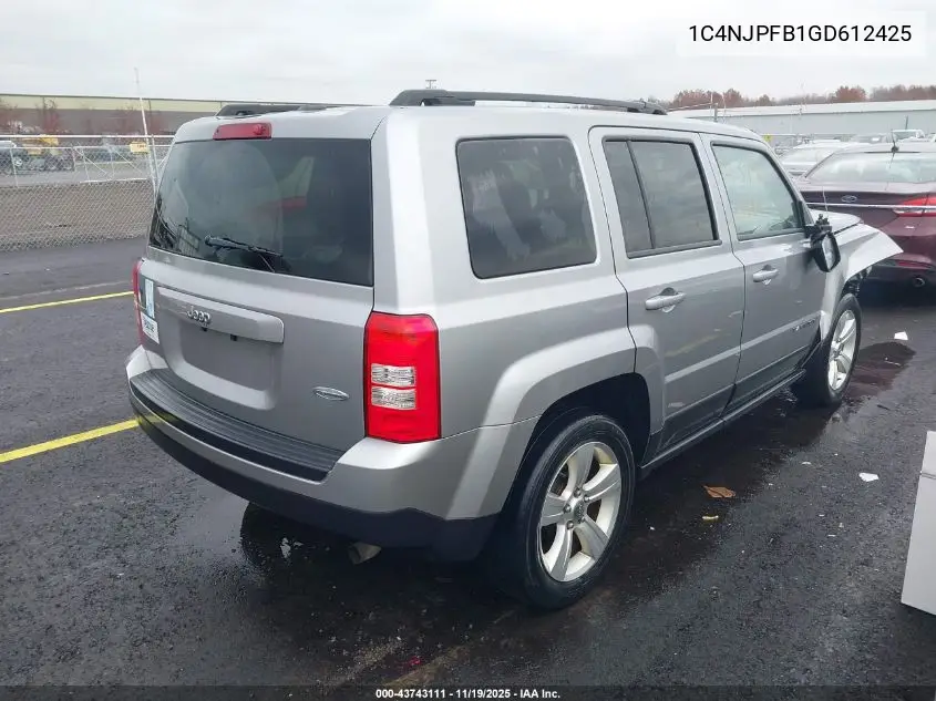 1C4NJPFB1GD612425 2016 Jeep Patriot Latitude