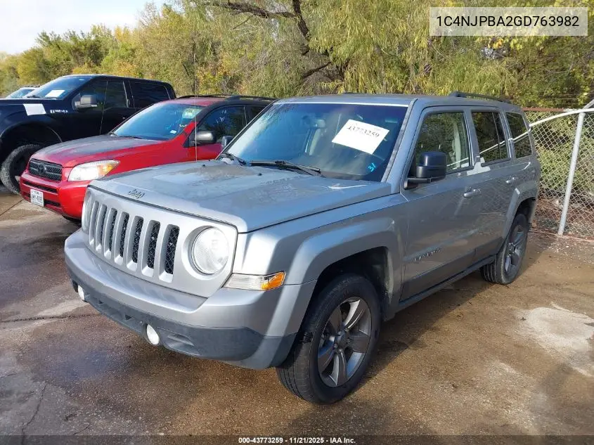 1C4NJPBA2GD763982 2016 Jeep Patriot Sport Se
