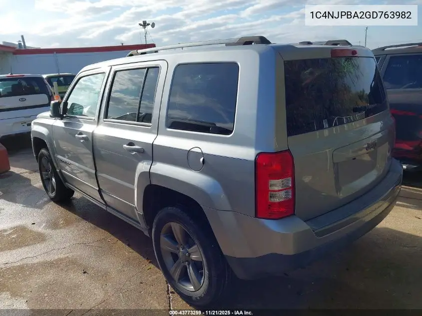 1C4NJPBA2GD763982 2016 Jeep Patriot Sport Se