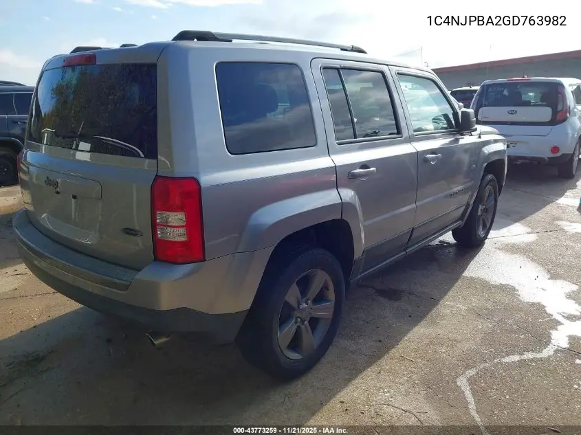 1C4NJPBA2GD763982 2016 Jeep Patriot Sport Se
