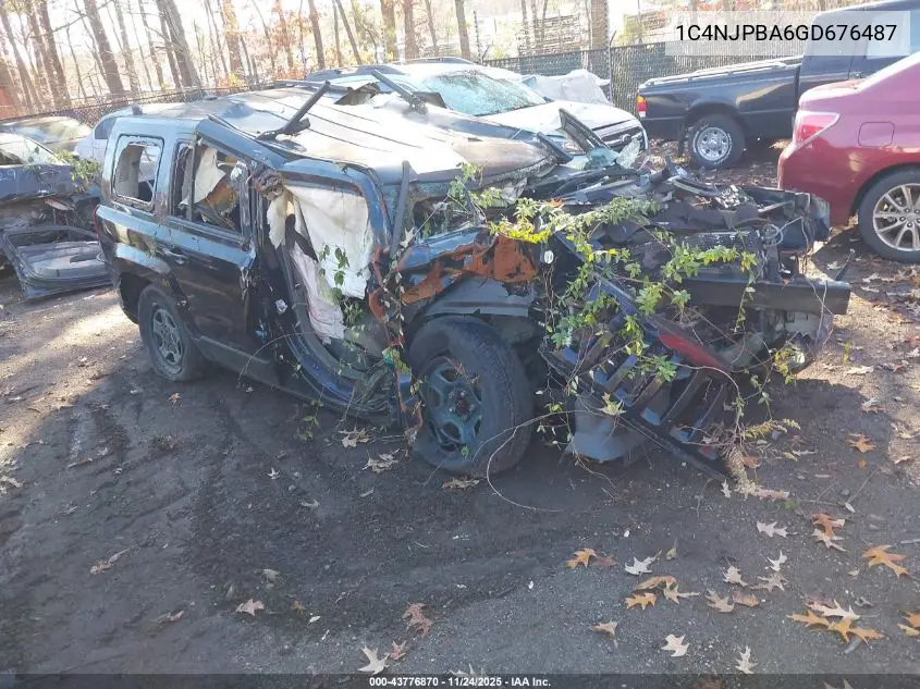 1C4NJPBA6GD676487 2016 Jeep Patriot Sport