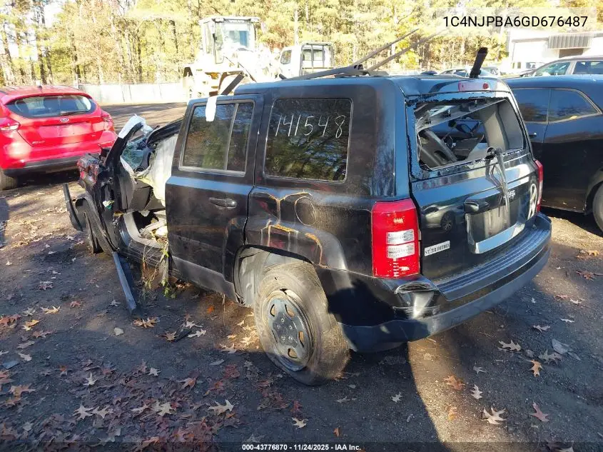 1C4NJPBA6GD676487 2016 Jeep Patriot Sport