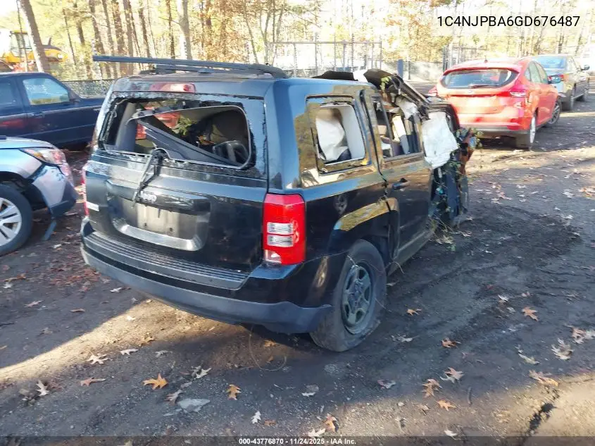 1C4NJPBA6GD676487 2016 Jeep Patriot Sport