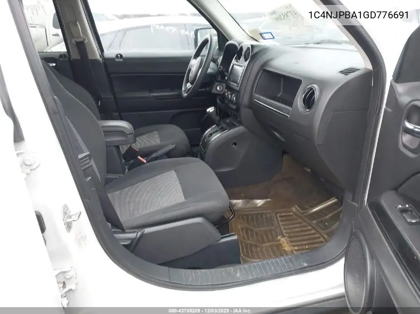 1C4NJPBA1GD776691 2016 Jeep Patriot Sport
