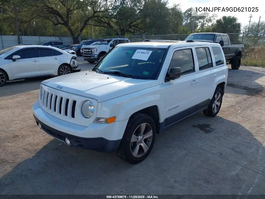 1C4NJPFA9GD621025 2016 Jeep Patriot High Altitude Edition