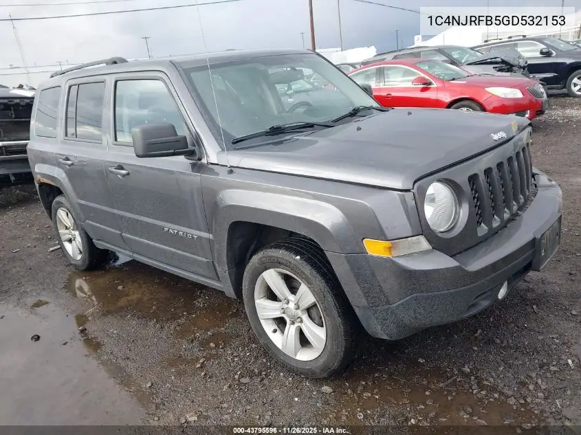 1C4NJRFB5GD532153 2016 Jeep Patriot Latitude
