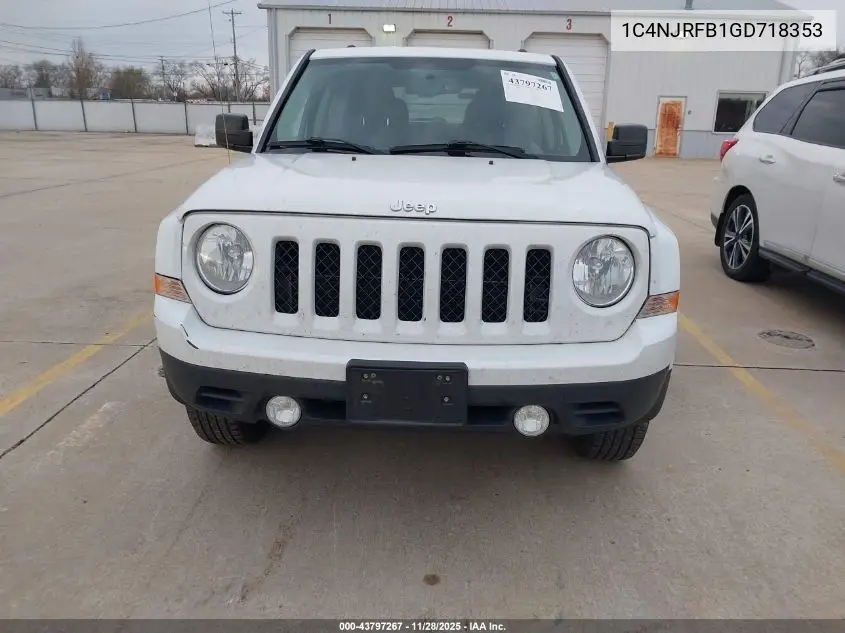 1C4NJRFB1GD718353 2016 Jeep Patriot Latitude