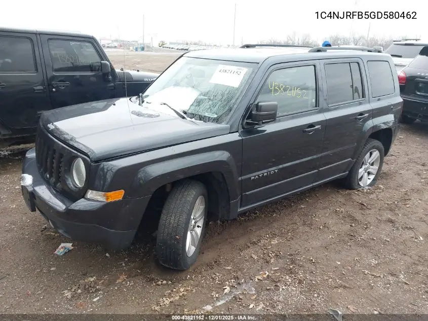 1C4NJRFB5GD580462 2016 Jeep Patriot Latitude