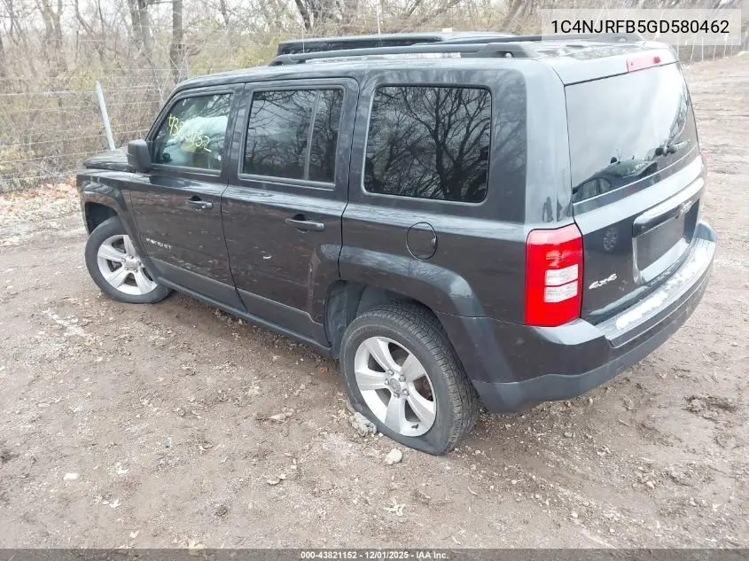 1C4NJRFB5GD580462 2016 Jeep Patriot Latitude
